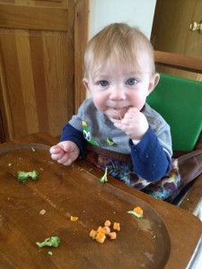 Eating Veggies!